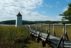 Wooden Walkway to Doubling Point Front Range Light